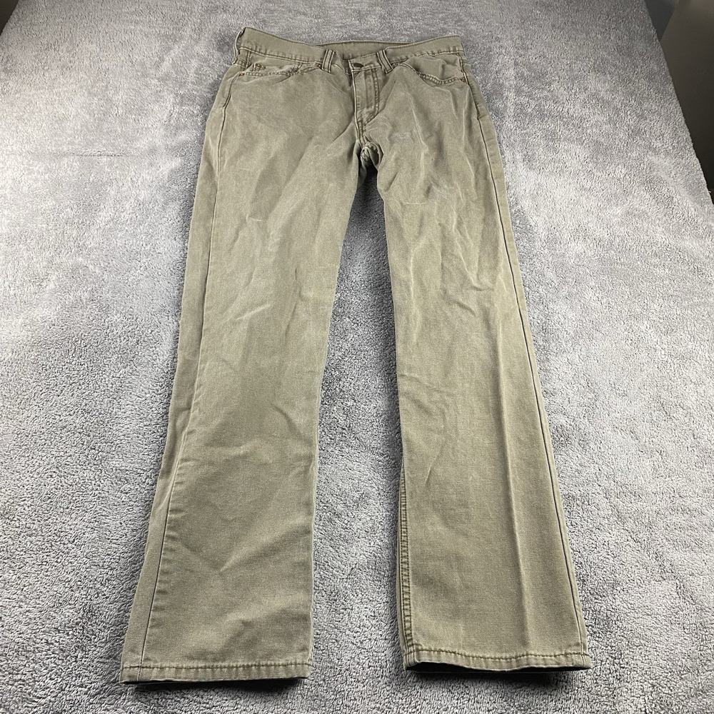 Levis 514 Straight Fit Jeans Mens 32x32 Brown Mid Rise